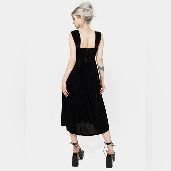 NWT Disturbia Heartless Zip Front Midi Dress Size US 14 / UK 18 - Picture 3 of 7